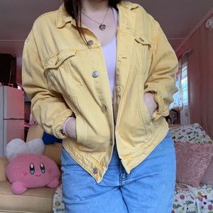 Yellow Denim Jacket